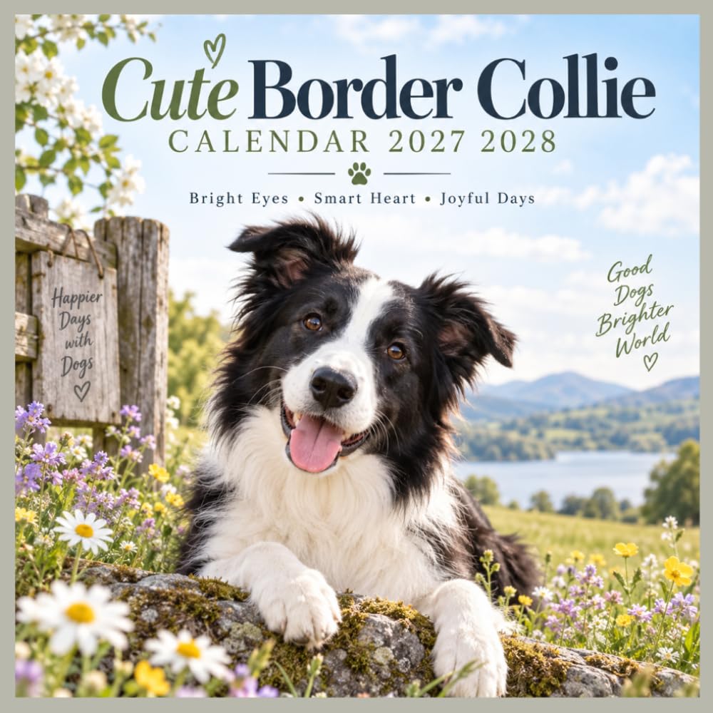 ler totalmente Calendar 2027: 18 Months of Playful Herding Dogs, Bright-Eyed Companions, Countryside Scenes, and Monthly Notes