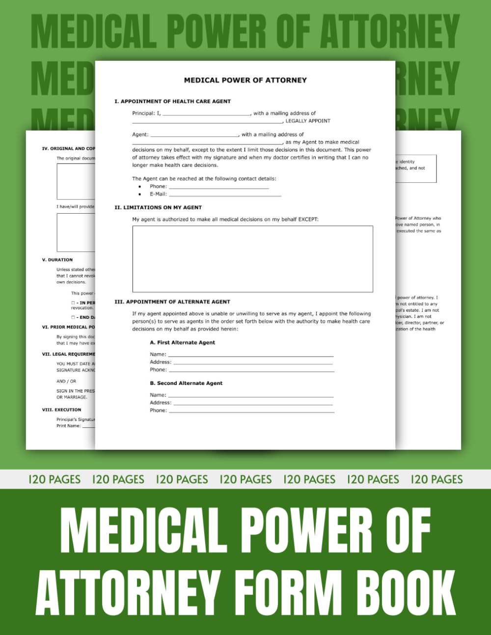 ler totalmente Durable Power of Attorney Forms Book: Step-by-Step Guidance, Legally Binding Documents for Financial and Healthcare Decisions.
