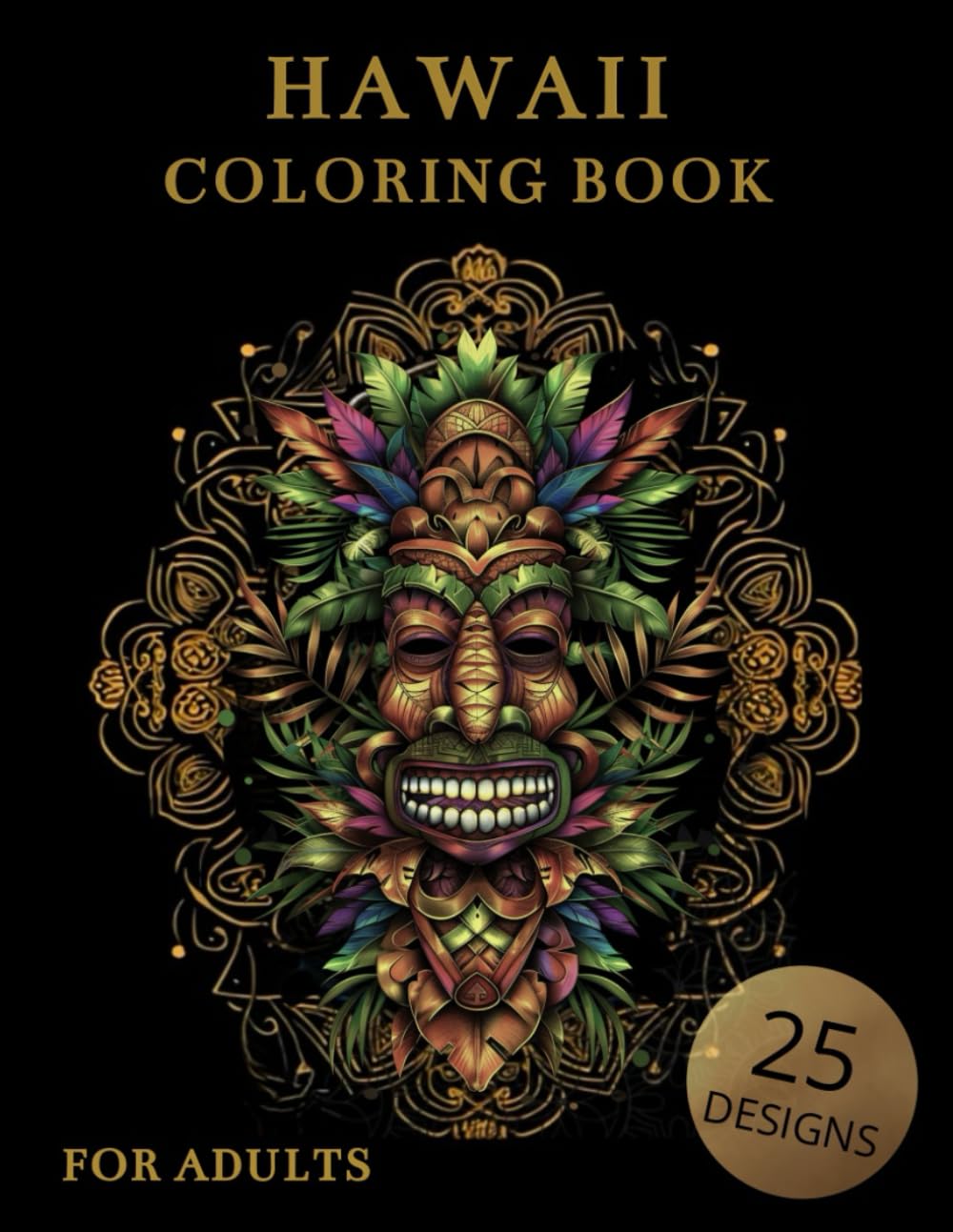 Hawaii Coloring Book For Adults: Holiday Patterns for Stress and Relaxation baixar livro de graça