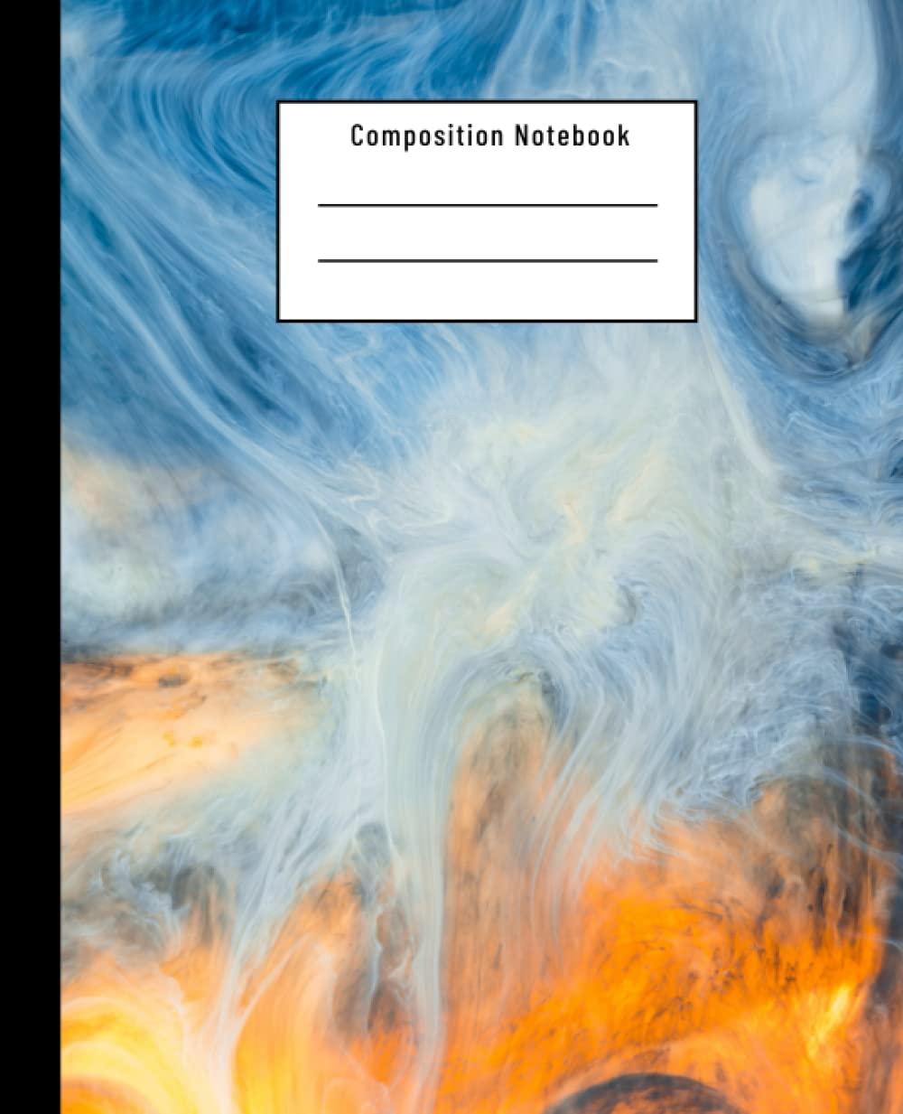 Composition Notebook: Yellow and Blue Marble | Liquid Abstract Painting Workbook: Wide Ruled Lined Paper, For Kids, Back To School and Adults (7,5 x 9,25 120 Pages) baixar o livro de graça