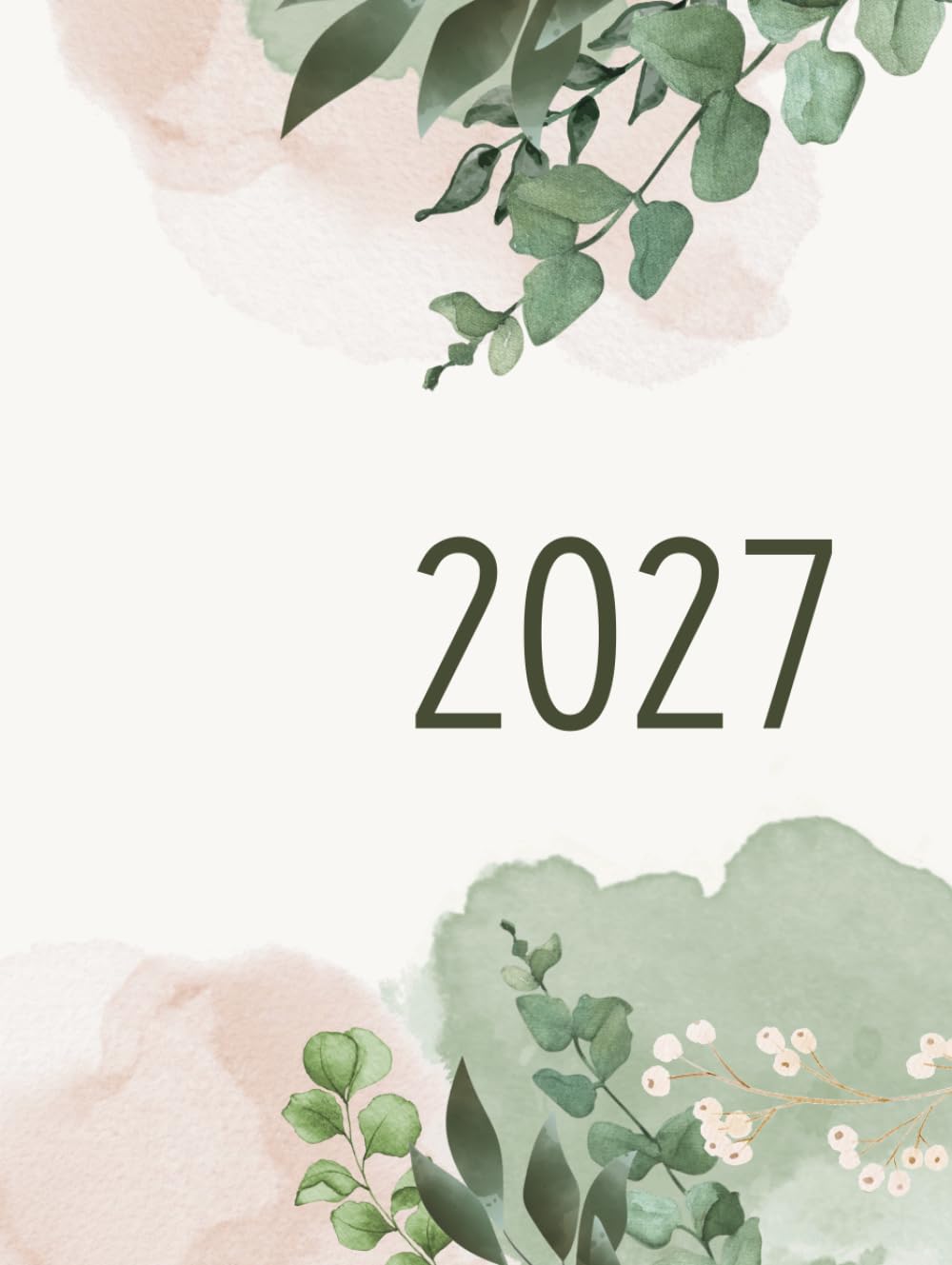 US/CA: NEW YEAR PREMIUM CALENDAR 2027: 500-Page Organizer – Full 365-Day Daily Planner – Daily, Weekly & Monthly Planning – Stay Organized, Inspired &... interior with White Paper. Beautiful Cover baixar livro de graça