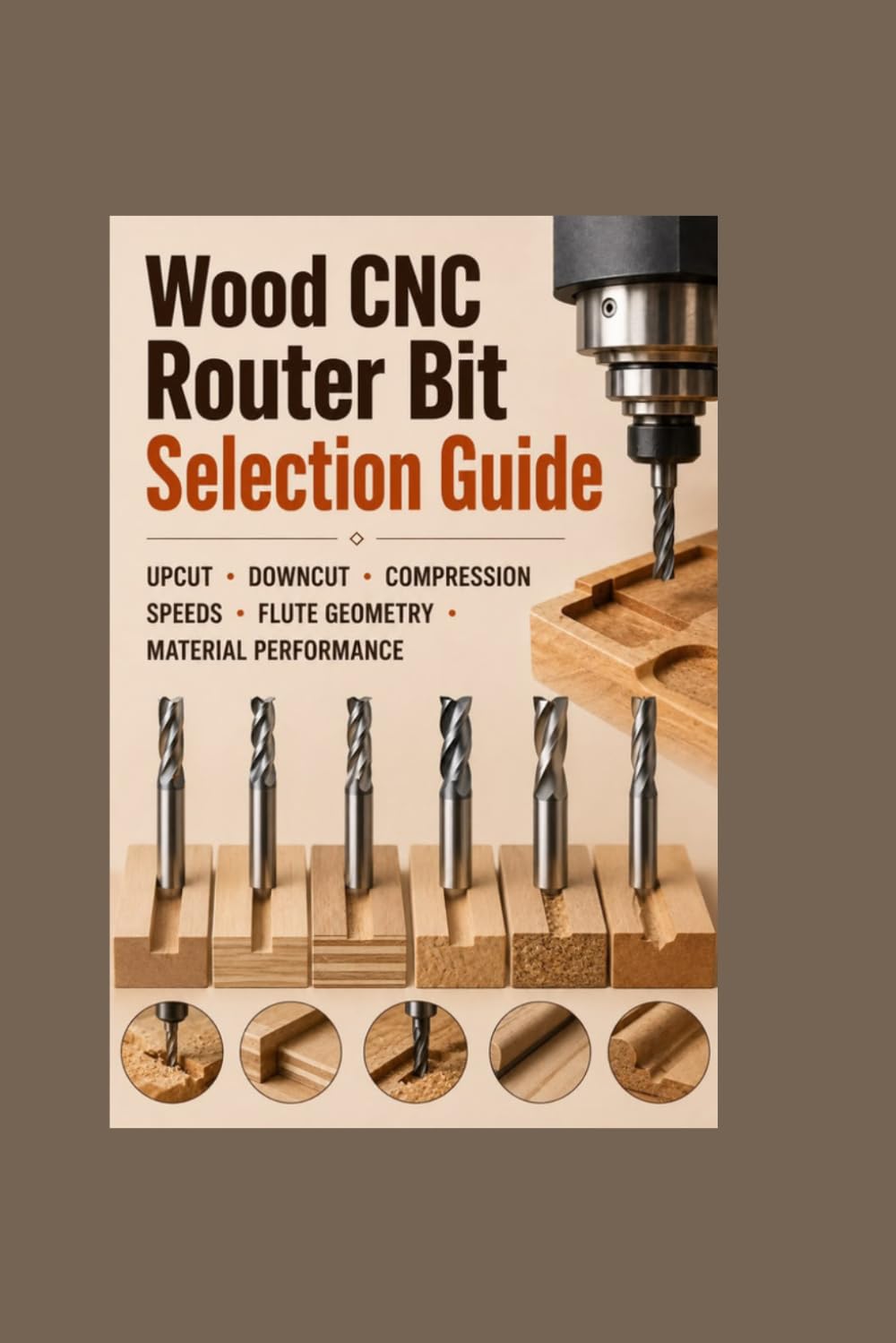 Wood CNC Router Bit Selection Guide: Upcut Downcut Compression Speeds Flute Geometry and Material Performance baixar livro de graça