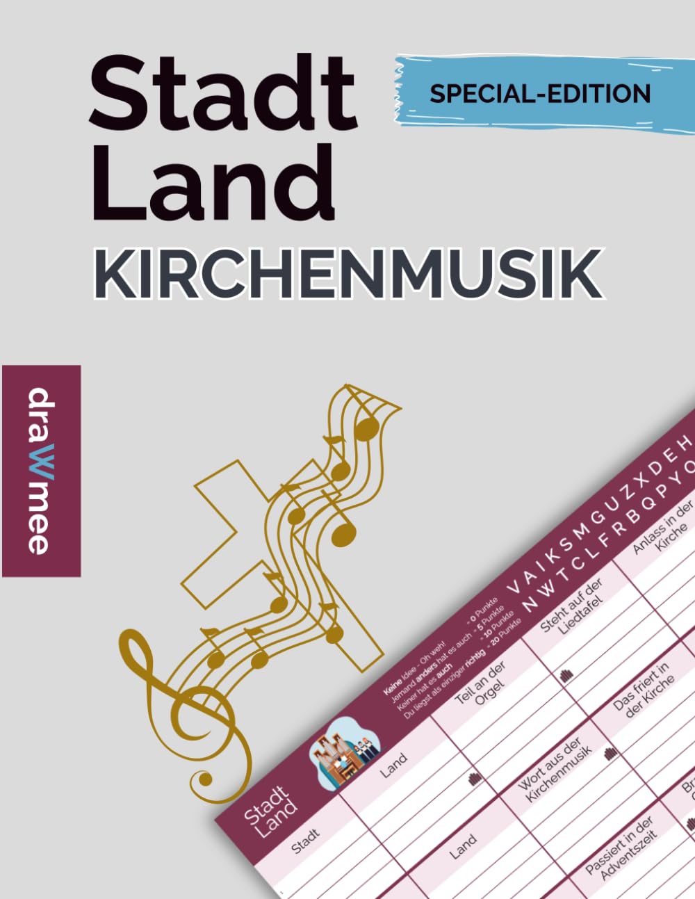 capítulo por capítulo baixar Stadt Land Kirchenmusik: Quiz Geschenk für Orgel, Chor und Empore: Spielblock mit 35 Blatt Din-A4 (Seiten zum Ausschneiden) (German Edition)