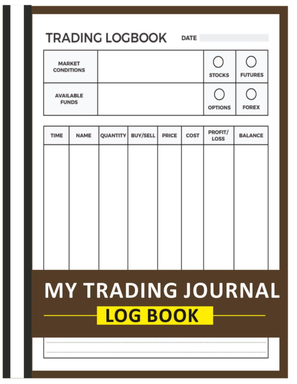capítulo por capítulo baixar My Trading Journal: Trading Log Book for Record up to 2000 Trades - 8.5" x 11" 100+ Pages