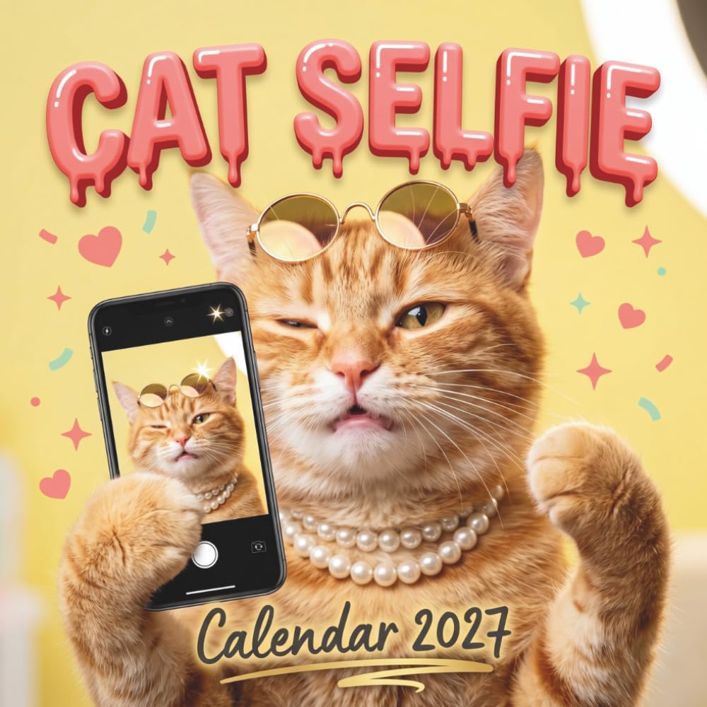 ler totalmente Cat Selfie Calendar 2027: The Purrfect Gift for Cat Lovers, Crazy Cat Ladies & Anyone Who Needs Daily Laughs