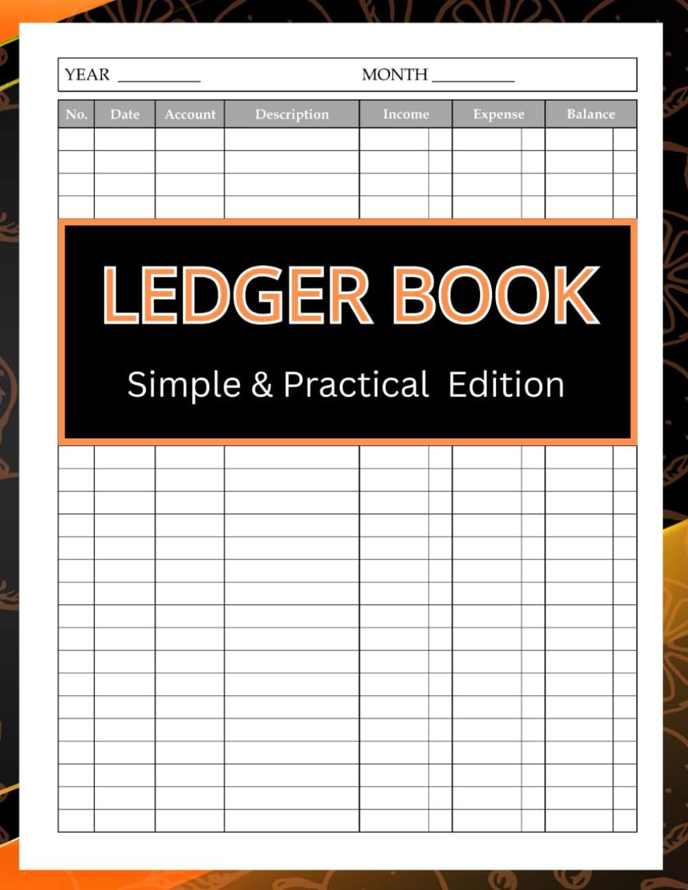 Ledger Book Simple and Practical: Simple Ledger Book 3-Column Income Expense Balance Daily Recording Small Busines Owner Self-employed. baixar o livro de graça