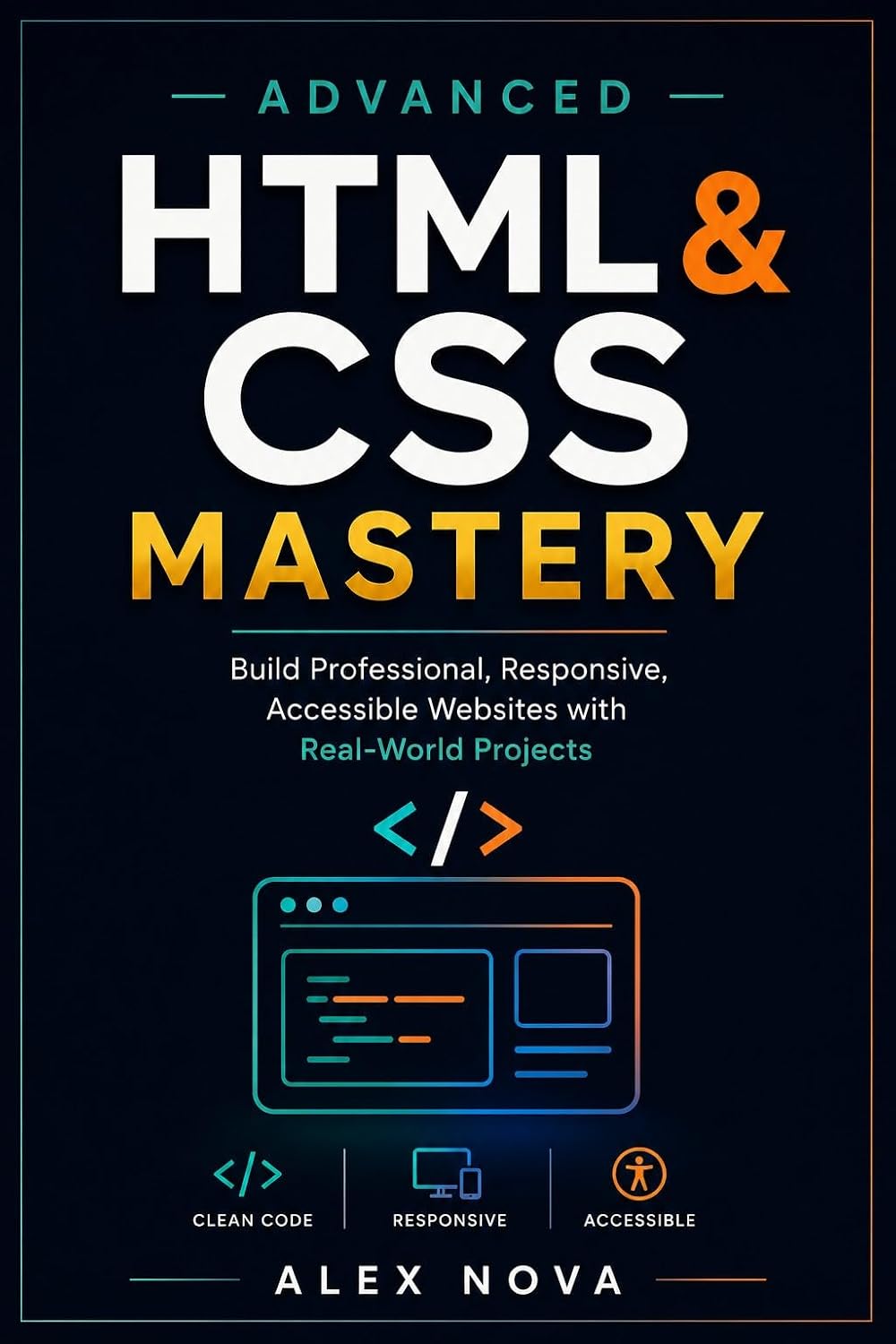 ADVANCED HTML & CSS MASTERY: Build Professional, Responsive, Accessible Websites with Modern Layouts and Real-World Projects (English Edition) baixar o livro de graça