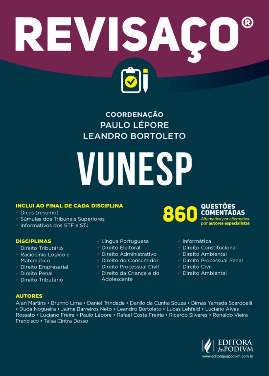 Vunesp: 860 Questões Comentadas, Alternativa por Alternativa por Autores Especialistas baixar o livro de graça