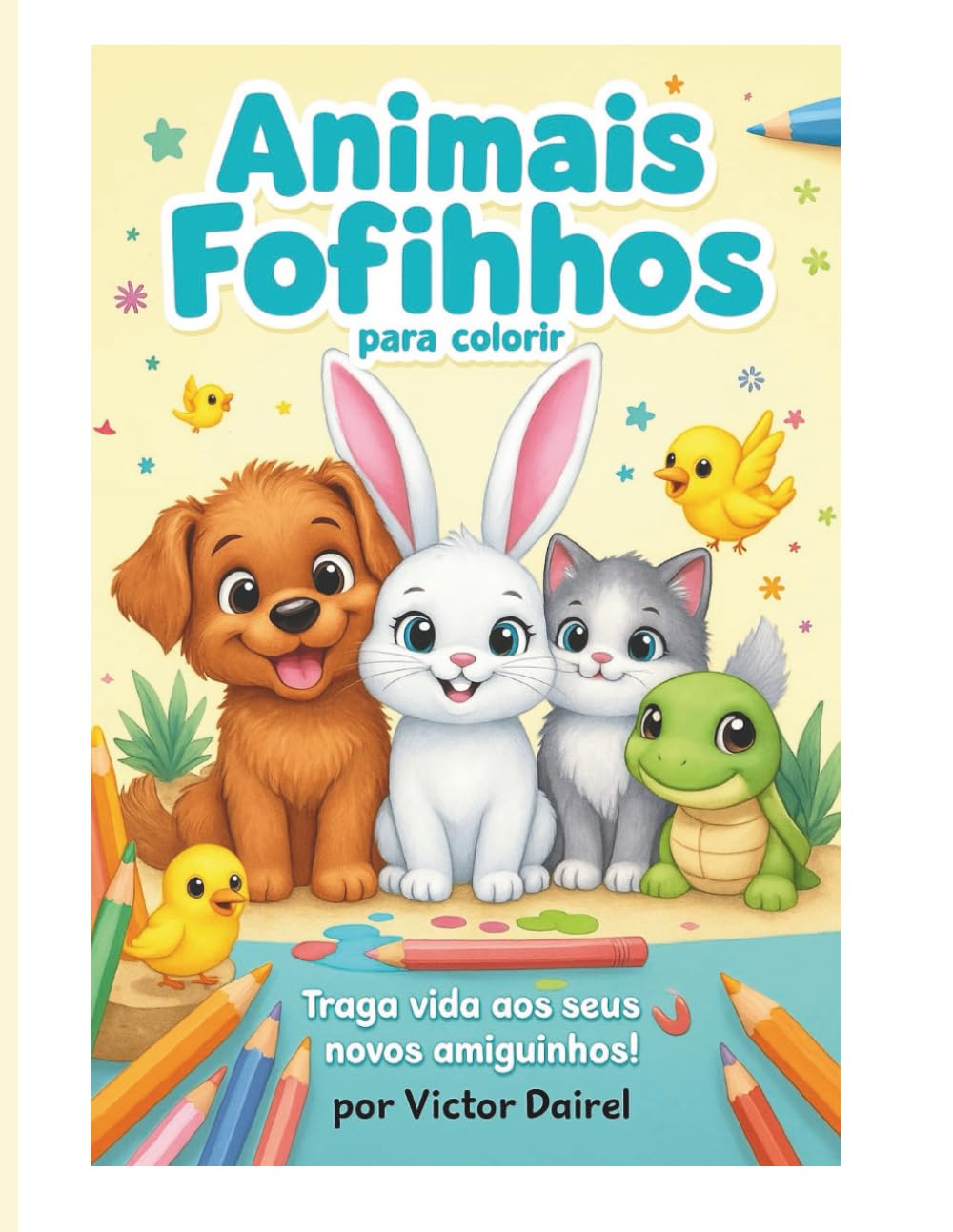 ler totalmente Animais Fofinhos para colorir: Traga vida aos seus novos amiguinhos! (Portuguese Edition)