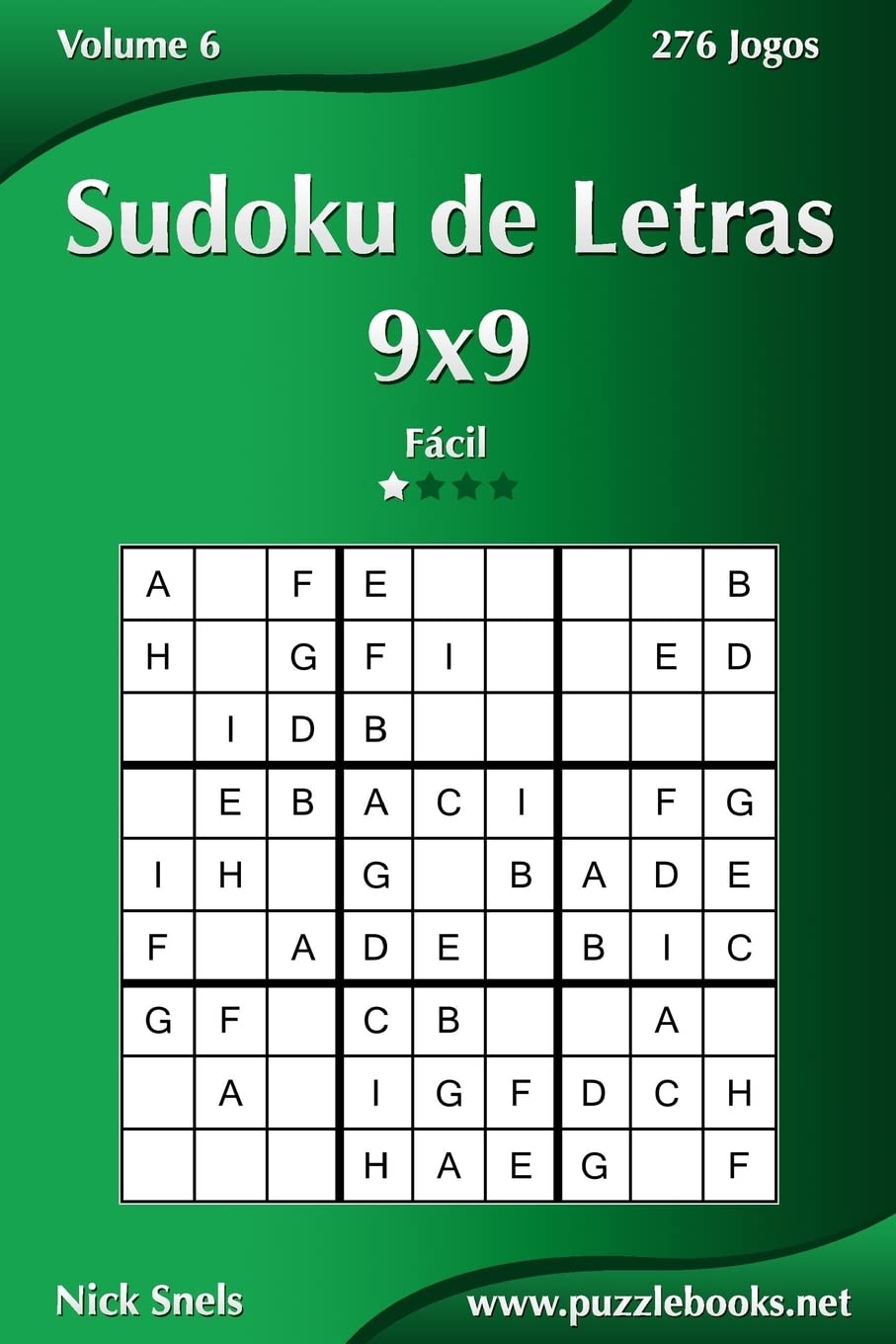Sudoku de Letras 9x9 - Fácil - Volume 6 - 276 Jogos baixar livro de graça