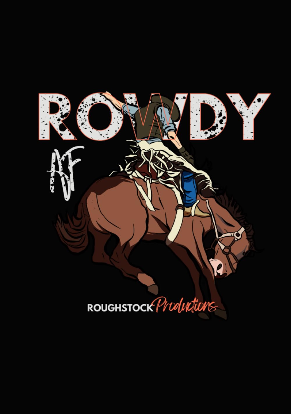 Rowdy Western Notebook: Rodeo Journal for Cowboy & Cowgirl Fans | Western Cowhide Pattern | Roughstock Design | Rustic Ranch & Rodeo Aesthetic Writing Journal baixar livro de graça