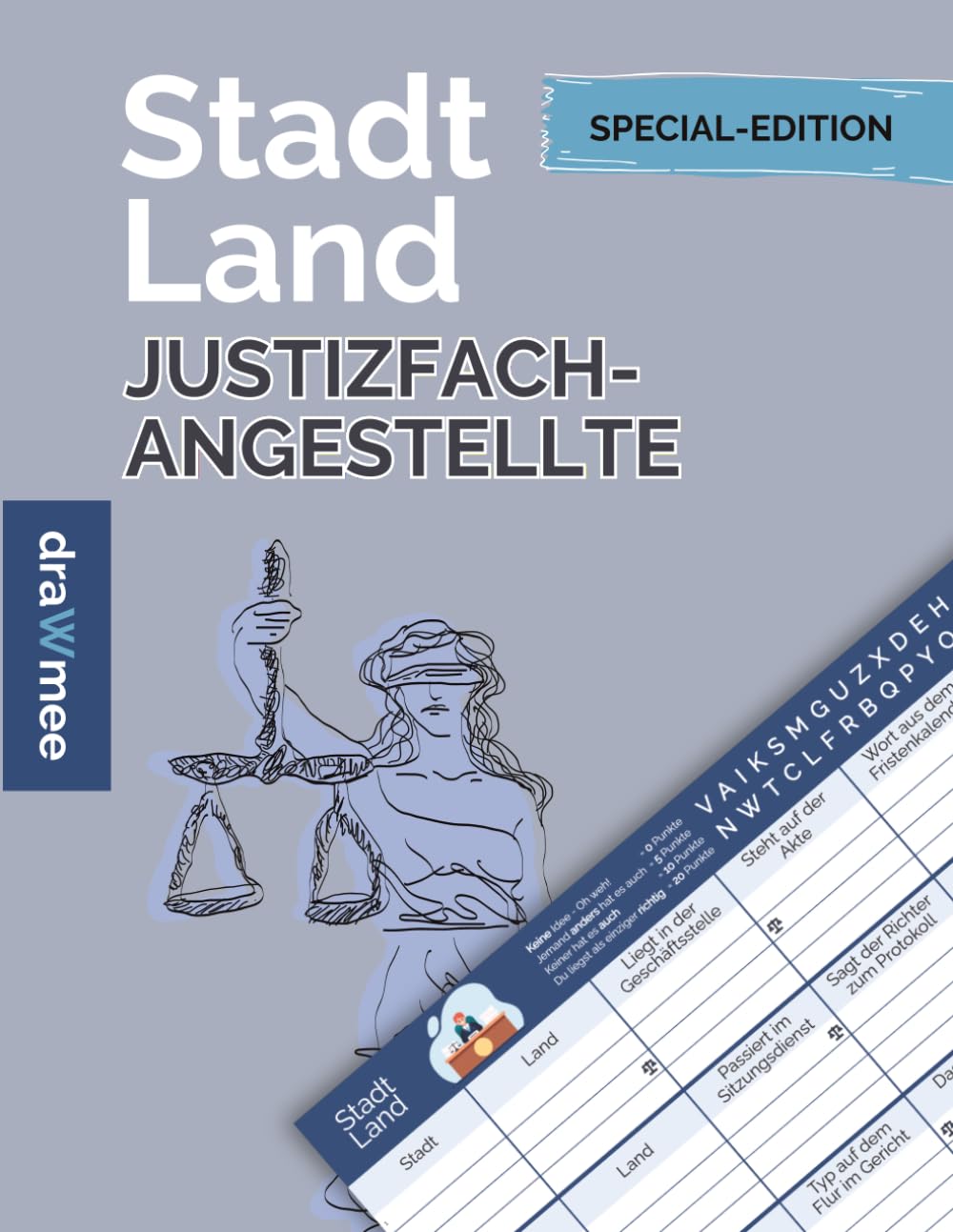 capítulo por capítulo baixar Stadt Land Justizfachangestellte: Quiz Geschenk für Akte und Gericht: Spielblock mit 35 Blatt Din-A4 (Seiten zum Ausschneiden) (German Edition)