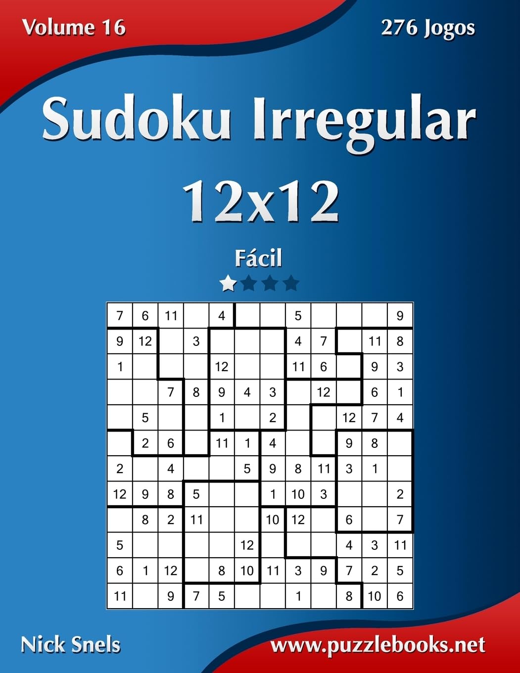 capítulo por capítulo baixar Sudoku Irregular 12x12 - Fácil - Volume 16 - 276 Jogos