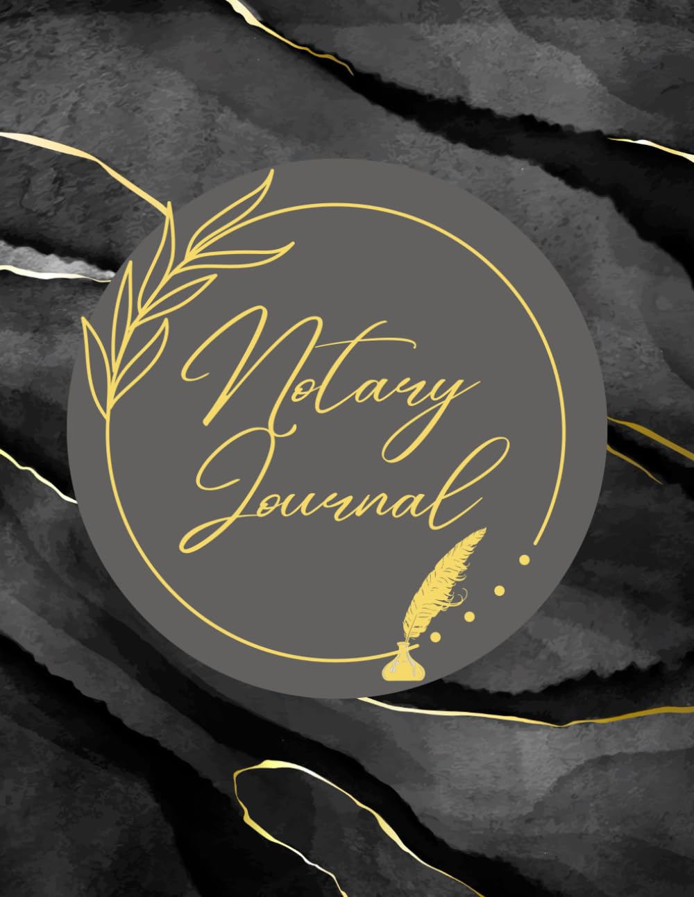 Notary Journal: Official Notary Log Book To Record Notarial Acts | 220 Entries | Notary Public Record Book For Men | Black & Gold Marble baixar livro de graça