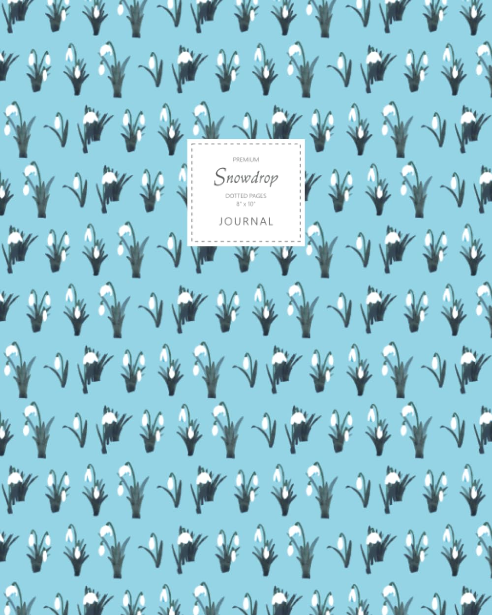 capítulo por capítulo baixar Snowdrop Journal - Dotted Pages - 8x10 - Large: (Sky Blue Edition) Flower Journal 192 dot grid pages (8x10 inches / 20.3x25.4 cm / Large)