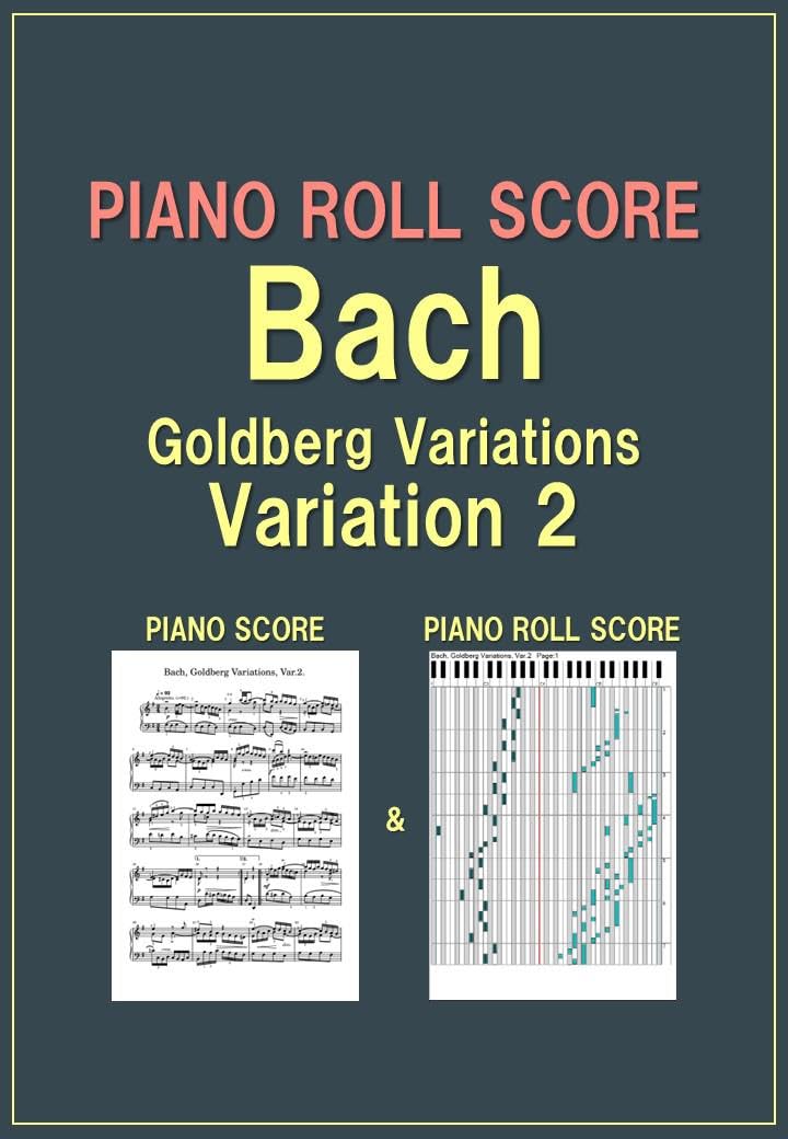 PIANO ROLL SCORE Bach, Goldberg Variations, Variation 2 (English Edition) baixar o livro de graça