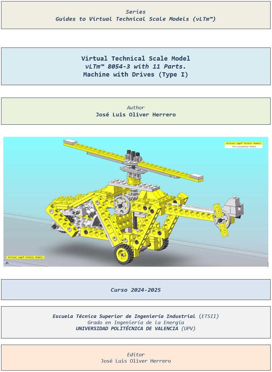 Virtual Technical Scale Model vLTm™ 8054-3 with 11 Parts. Machine with Drives (Type I) (Guides to Virtual Technical Scale Models (vLTm™) Book 1047) (English Edition) baixar o livro de graça