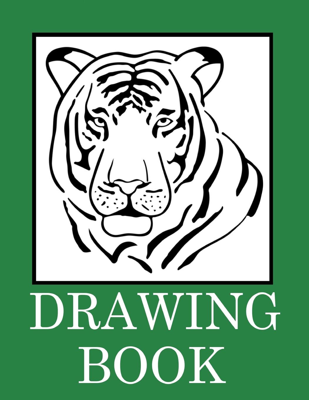 Drawing Book: Blank Pages Notebook, White Paper Best for Pencil, Crayons, Colored Pencils, Pastel and Charcoal - Tiger Sketchbook baixar livro de graça