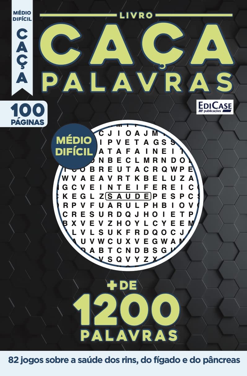 Livro Caça-Palavras 33: Nível Médio/ Difícil - 82 jogos sobre a saúde dos rins, do fígado e do pâncreas baixar livro de graça