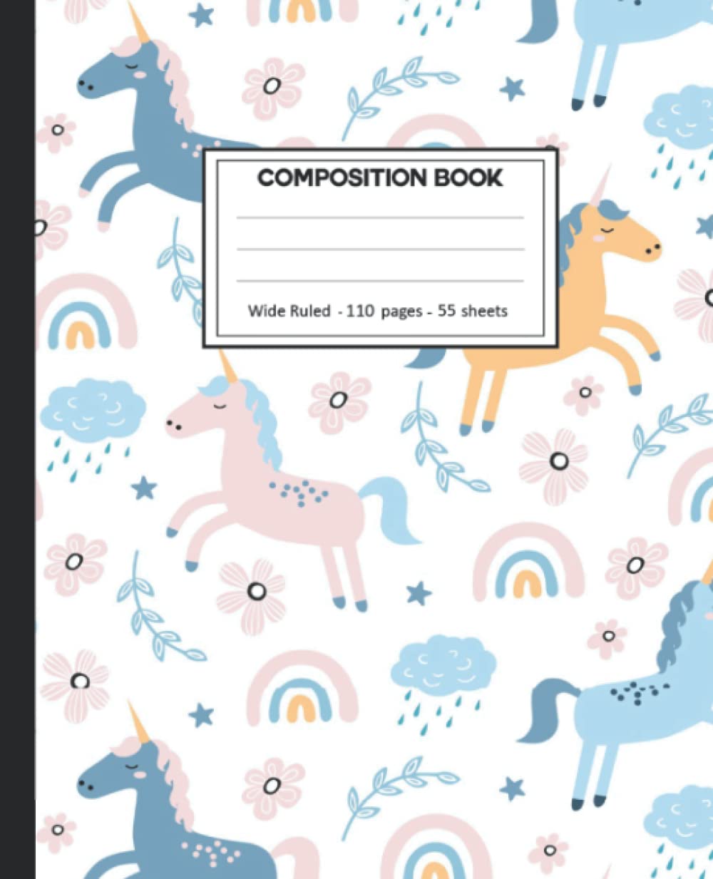 Composition Notebook: Composition Notebook with Rainbow with horse for School. baixar o livro de graça