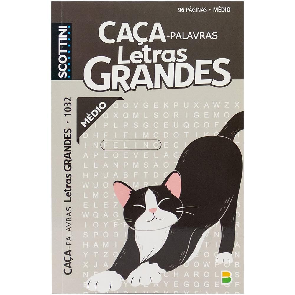 Scottini Caça-Palavras Letras Grandes (96p) N.1032 (Médio) baixar o livro de graça