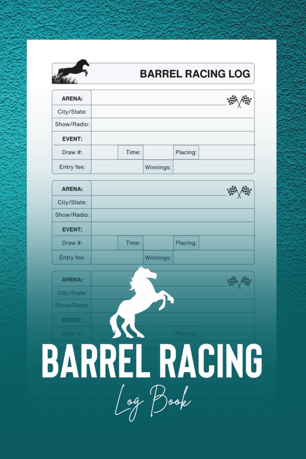 Barrel Racing Log Book: Horse Racer's Arena Tracker and Competition log baixar livro de graça