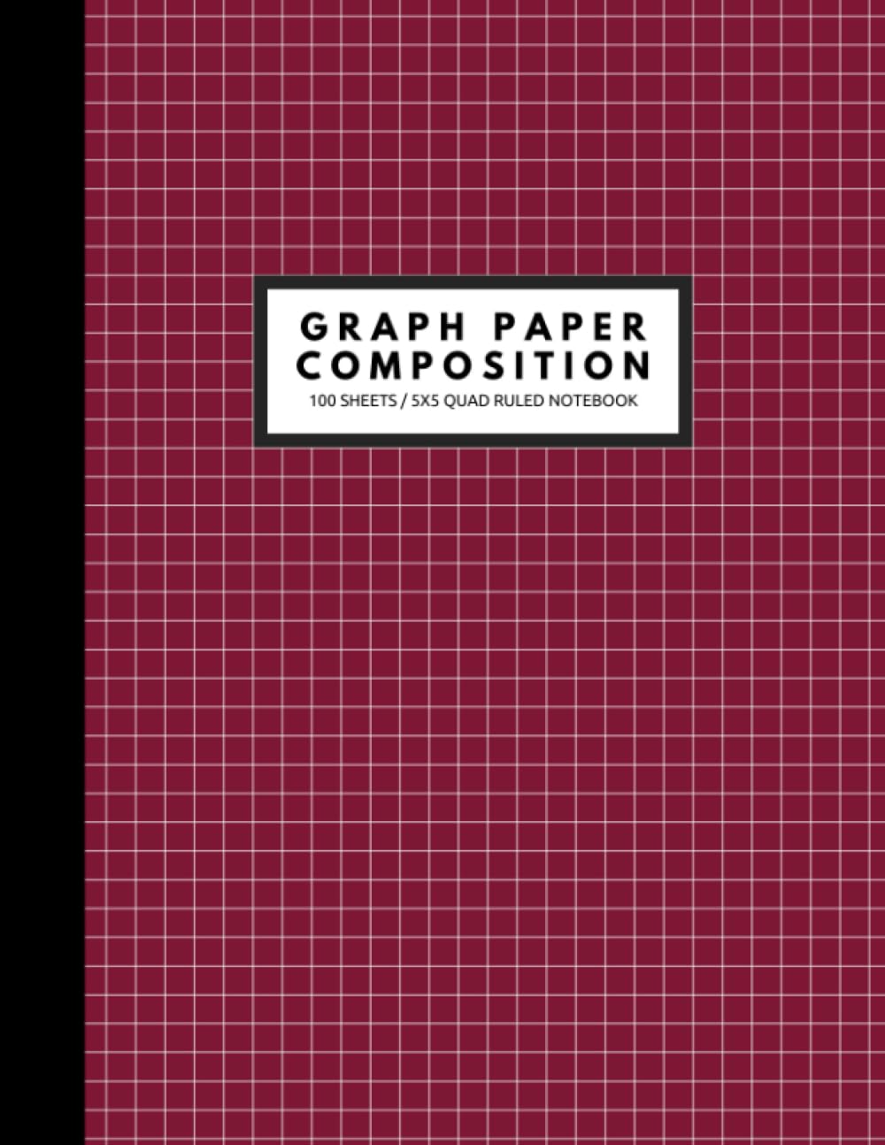 Graph Paper Composition Notebook: 100 Sheets, Grid Paper Notebook, Quad Ruled 5x5, 8.5 Inch x 11 Inch, Bordeaux. baixar o livro de graça