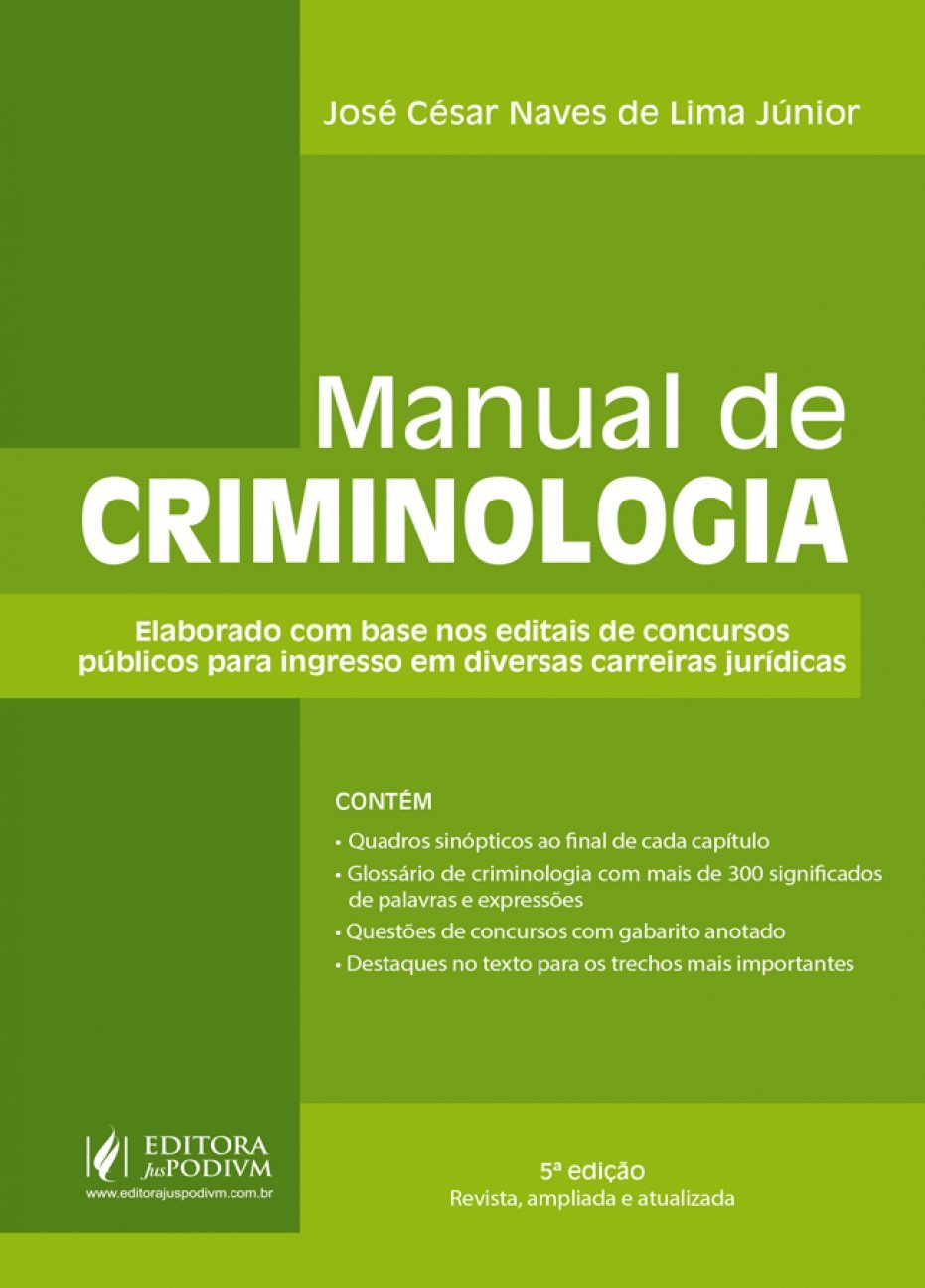 capítulo por capítulo baixar Manual de Criminologia