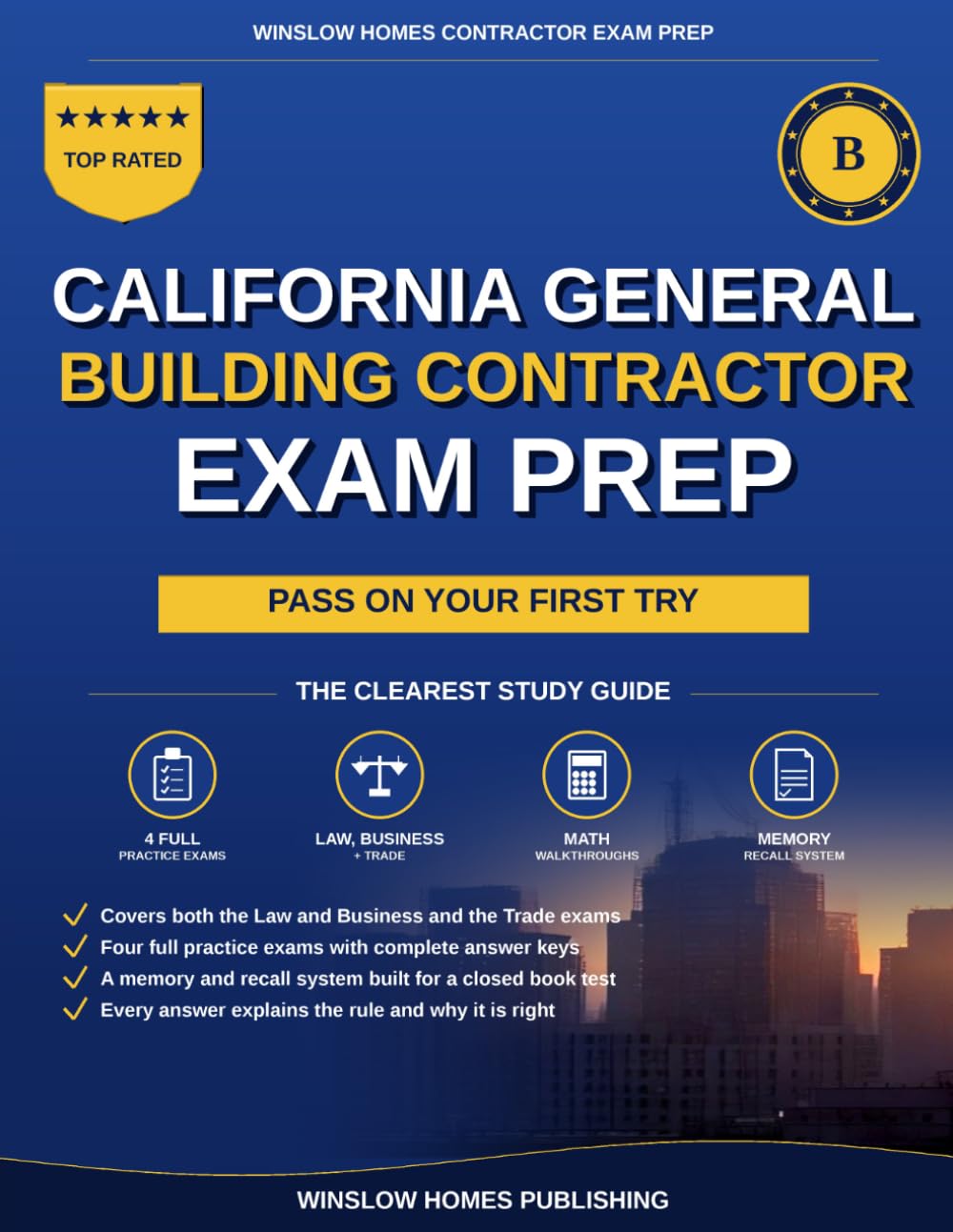 capítulo por capítulo baixar California General Building Contractor Exam Prep: The Complete Closed-Book Study System to Pass the Law, Business, and Trade Exams on Your First Try,... Math (Winslow Homes Contractor Exam Prep)