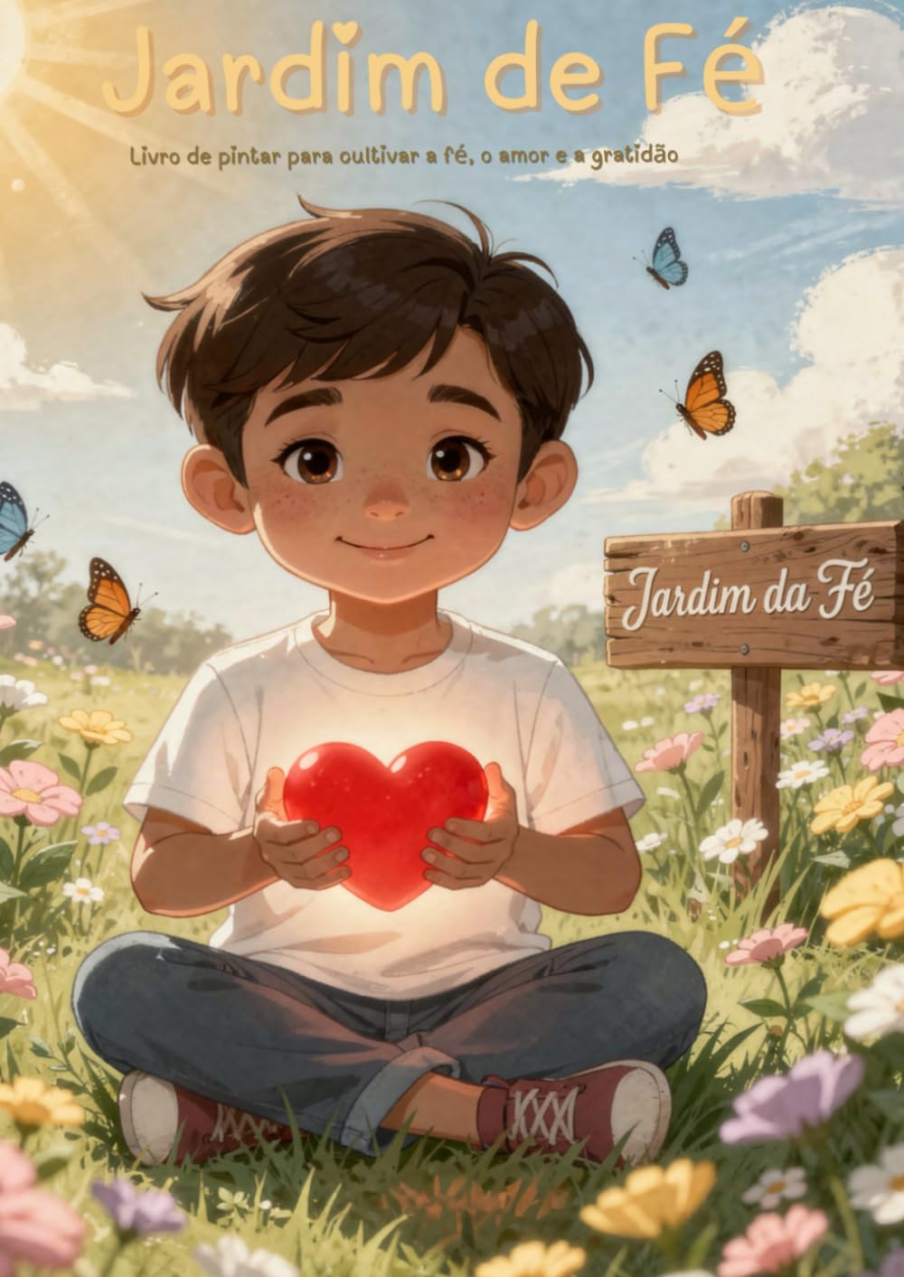 ler totalmente Jardim de Fé: Livro de pintar para cultivar a fé, o amor e a gratidão (Coleção Jardim da Fé) (Portuguese Edition)