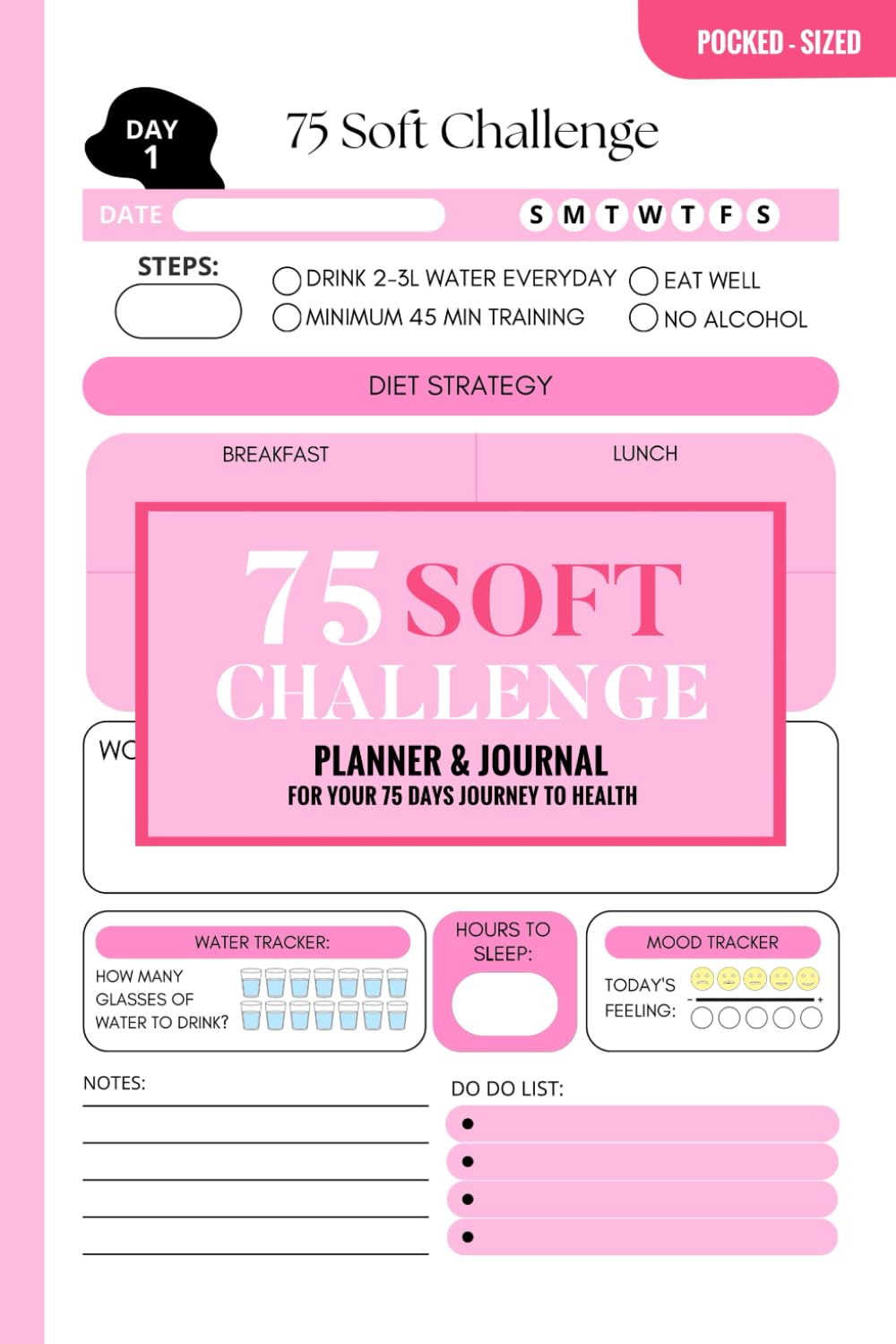 75 Soft Challenge Planner & Journal: Daily Progress Tracker - Pocket Sized Small Version - for Hard Diet Plans and Workouts: Transform Your Health and Body in 75 Days with Weight Loss and Exercise. baixar livro de graça