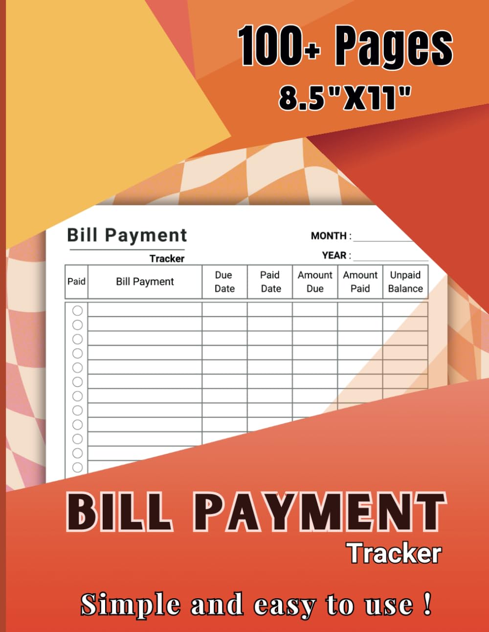 capítulo por capítulo baixar BILL PAYMENT TRACKER: Monthly bill payment for recording bill pay to remind you (Suitable for home or small businesses) 100+ pages / 8.5"x11"