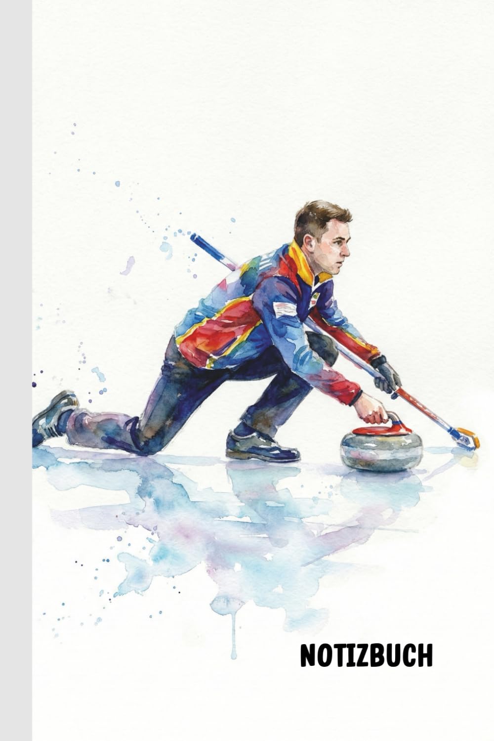 Curling Notizbuch: A5 liniertes Journal (6x9) — 100 Seiten — Geschenk für Spieler & Fans — Wintersport Tagebuch (German Edition) baixar o livro de graça