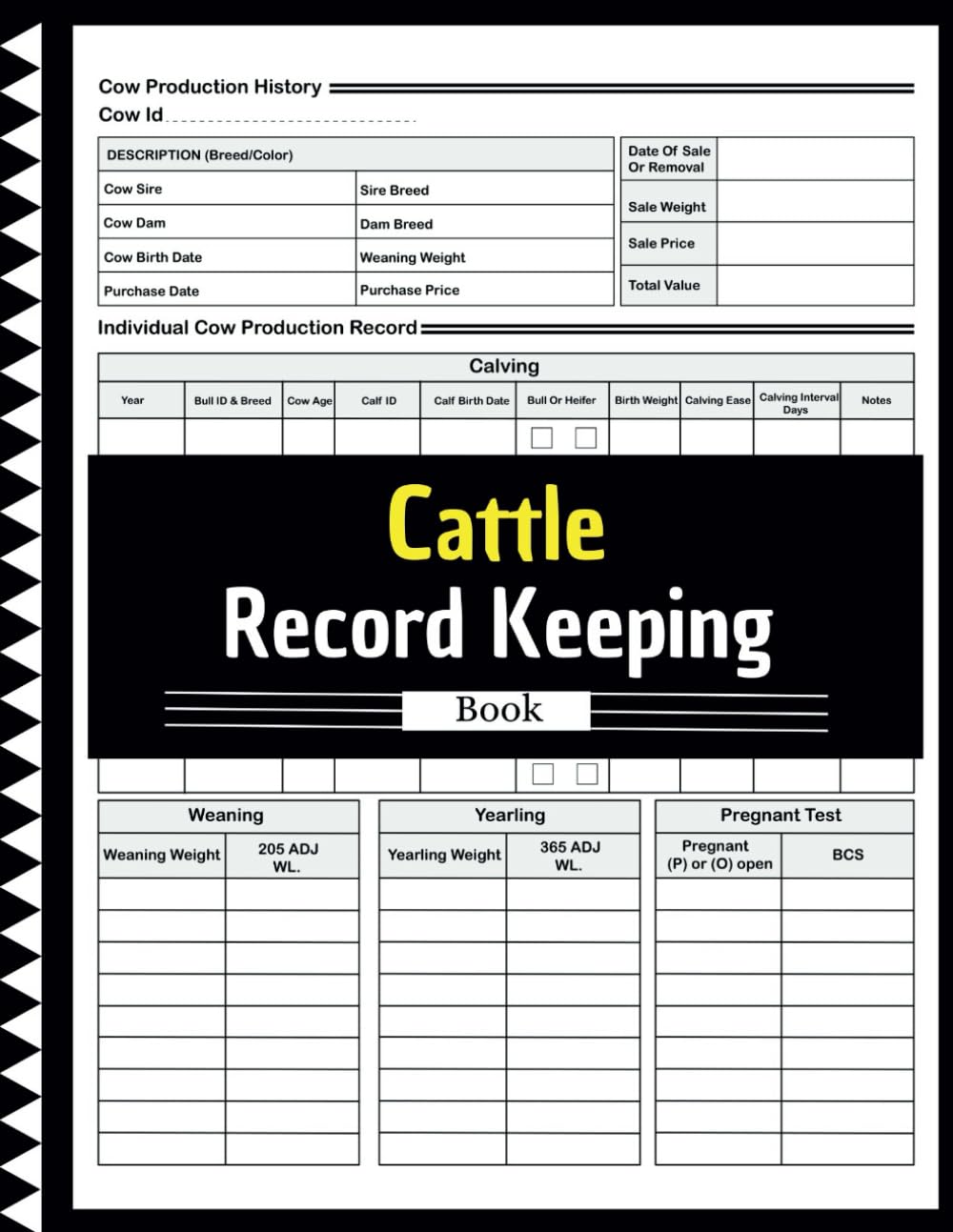 Cattle Record Keeping Book: Track Livestock Health, Breeding, and Ranch Finances in One Convenient Log baixar o livro de graça