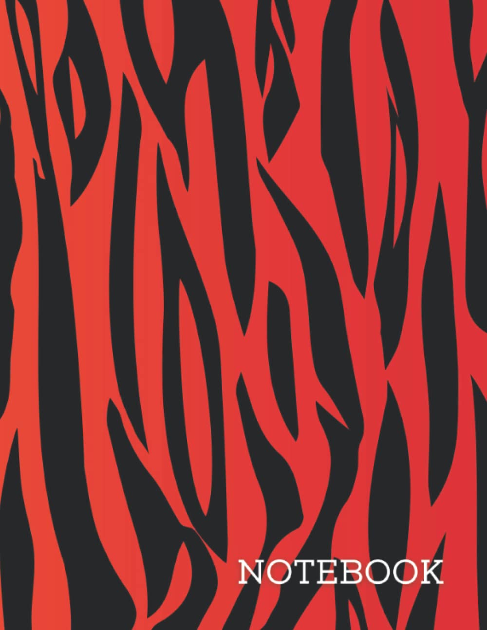 ler totalmente Notebook: Tiger Print Composition Notebook - College Ruled 110 Pages - Large 8.5 x 11