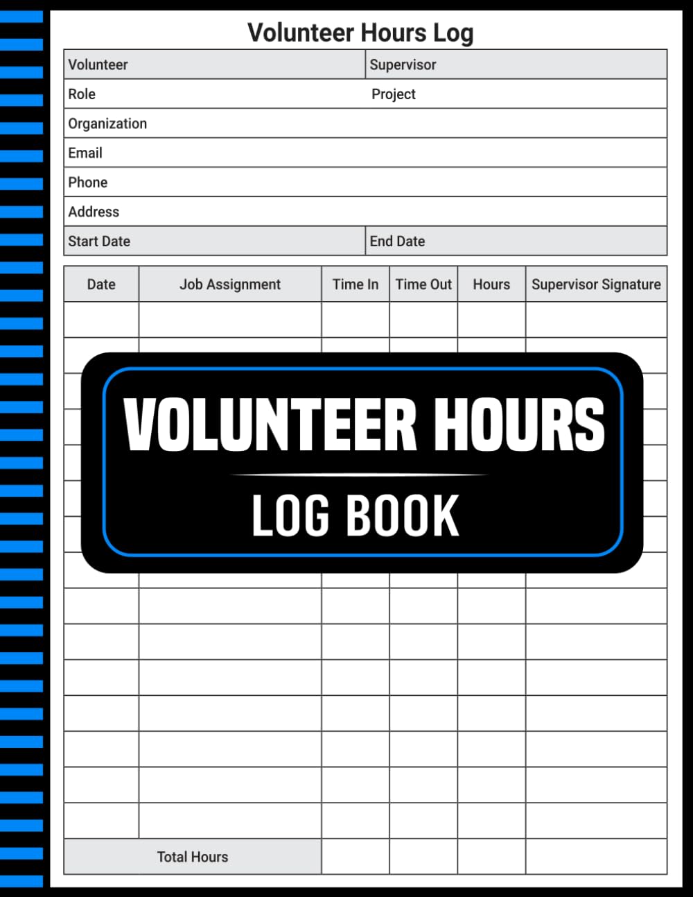 ler totalmente Volunteer Hours Log Book: Track Service Contributions and Community Impact with Ease
