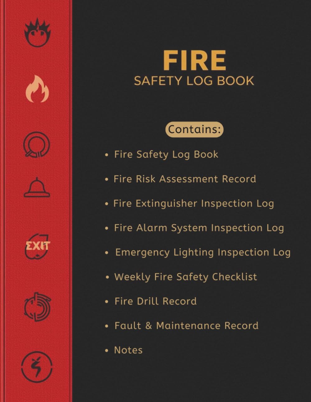 Fire Safety Log Book Inspection, Risk Assessment & Maintenance Records: Fire Safety Inspections and Maintenance Logs baixar livro de graça