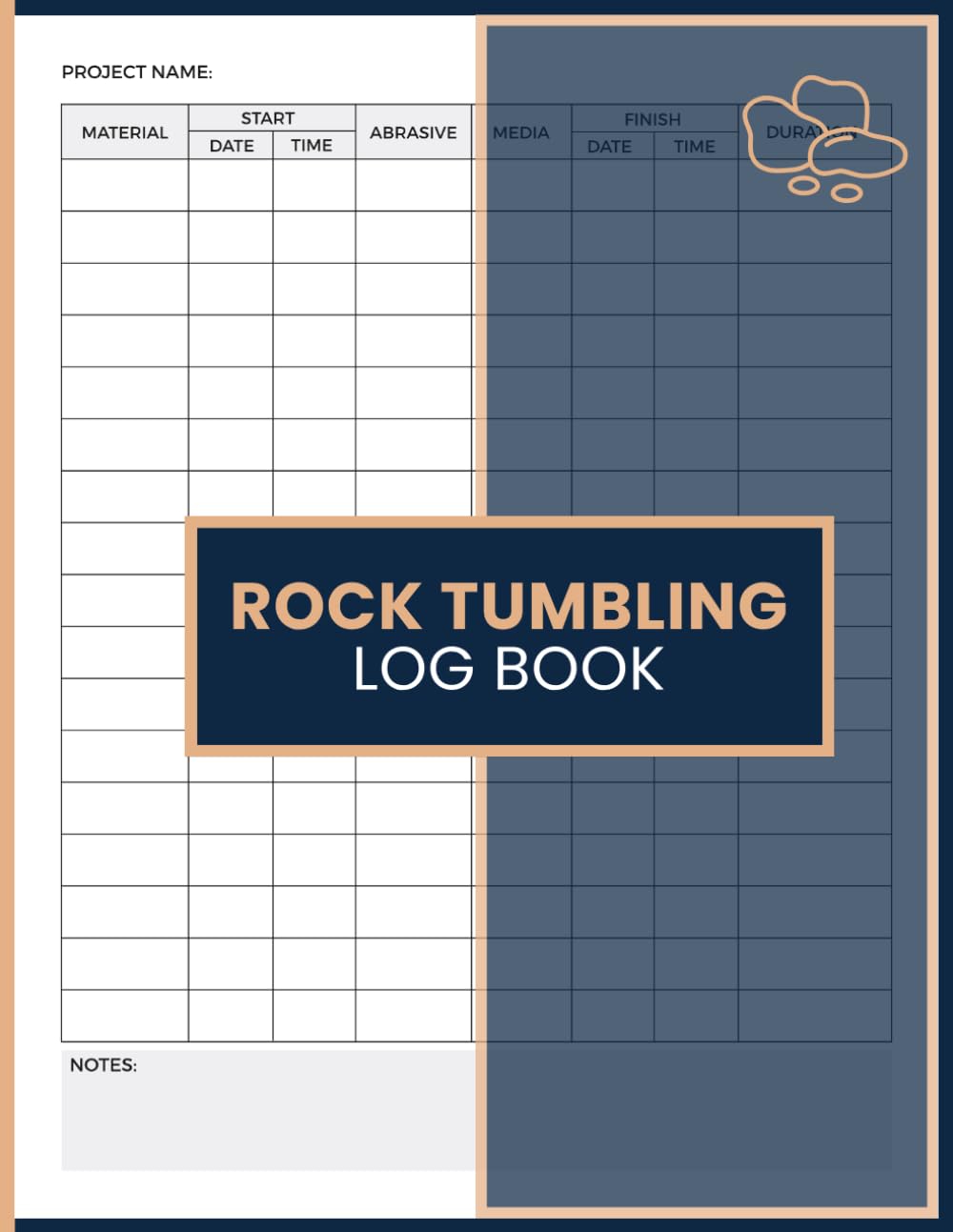 capítulo por capítulo baixar Rock Tumbling Log Book: Polishing Stage Tracker, Grit Duration Ledger, and Batch Progress Journal for Lapidaries, Rockhounds, and Gemstone Crafters