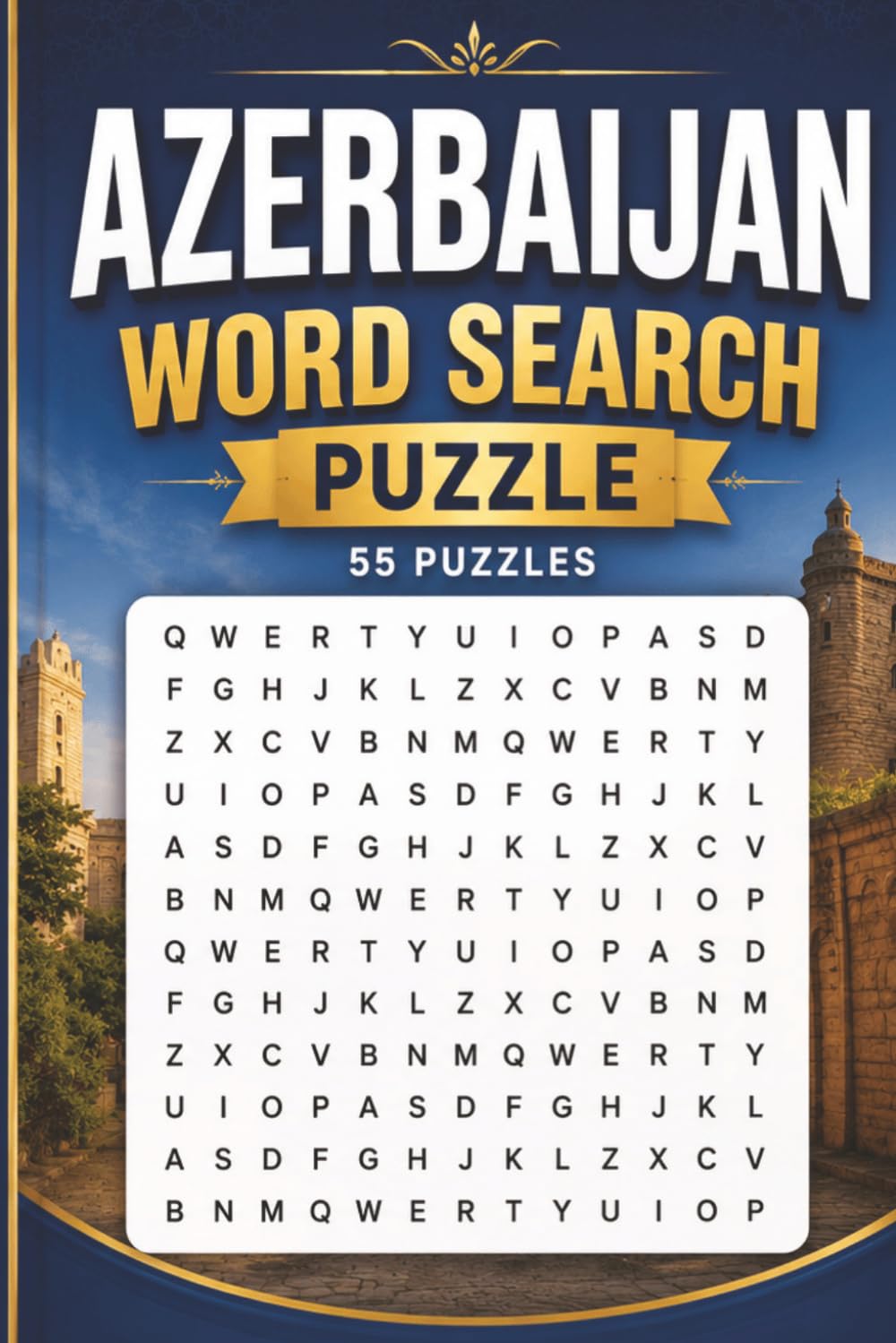 Azerbaijan Word Search Puzzle: 55 Puzzles Word Search about Azerbaijan and More | 6x9 inches, 110 pages | Gift for Azerbaijan & Countries Lover baixar livro de graça