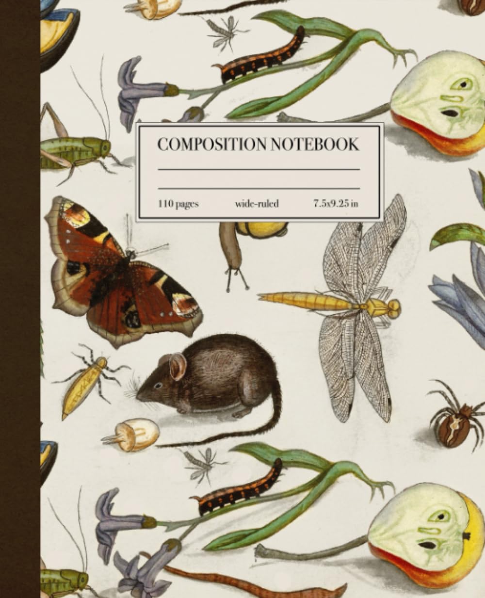 Composition Notebook Wide Ruled: Vintage Garden Wildlife Illustration | Beautiful Nature Aesthetic Notebook for School, College, Office, Work | 110 Pages (7.5 x 9.25) | School Supplies baixar livro de graça