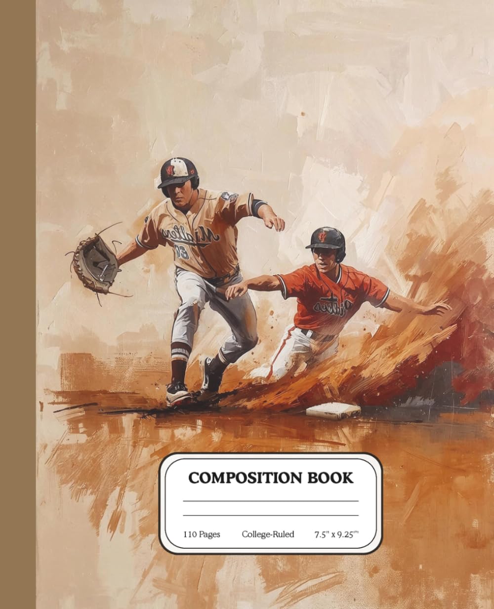 Fast Break Baseball Notebook | Stealing Second Base Action Journal | Athlete Training and School Notes Composition Book: Creative lined pages designed for planning, learning, and personal expression baixar o livro de graça