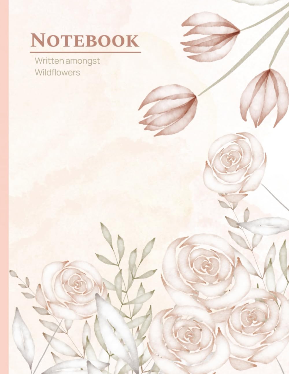 Vintage Floral Notebook | 8.5 x 11 Inch | 150 Pages | College Ruled baixar livro de graça