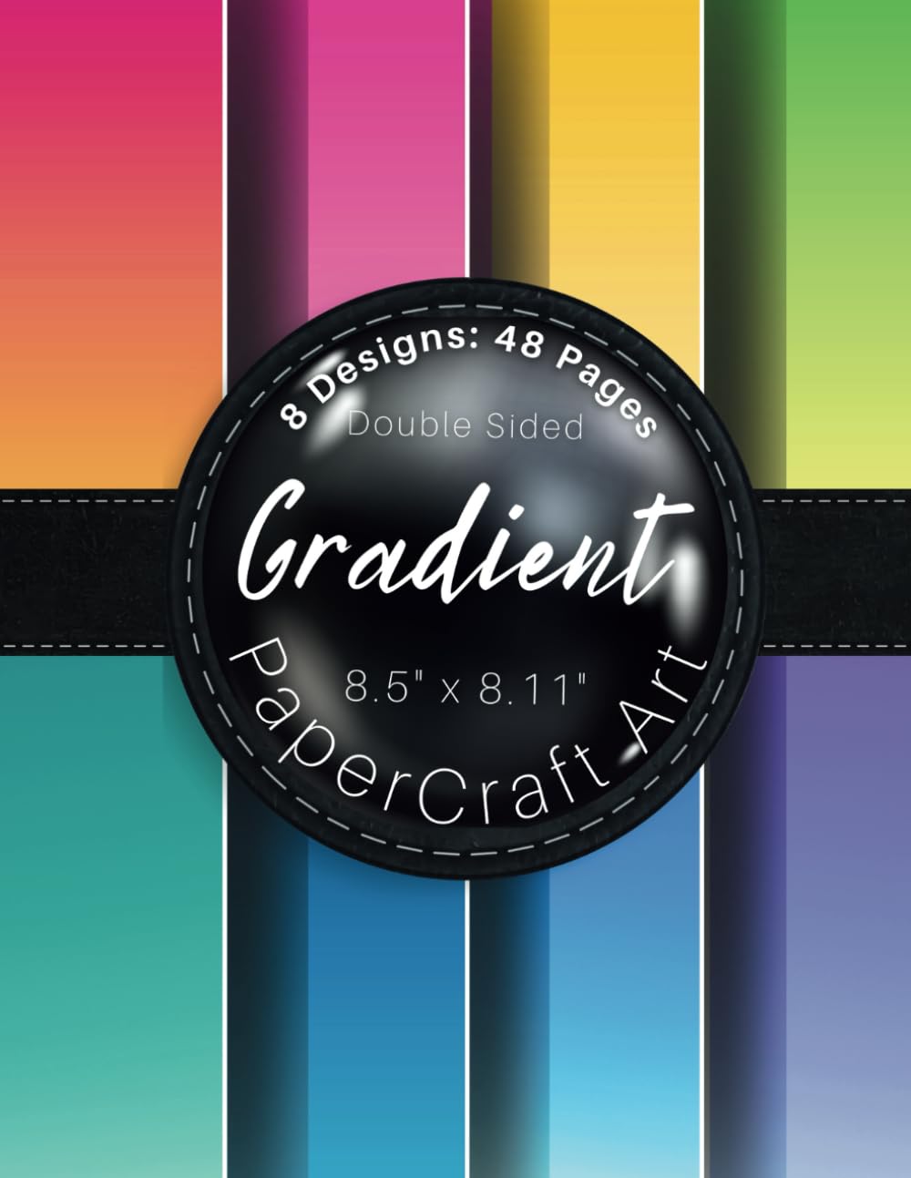 ler totalmente Papercraft Art Scrapbook Gradients Paper - Large A4 Notepad: Decorative Paper, Origami, Collages, Gift Wrap, Wrapping Paper, Journals, Decoupage,... 8.11" Sheets - 8 Unique Designs X3: 24 Pages