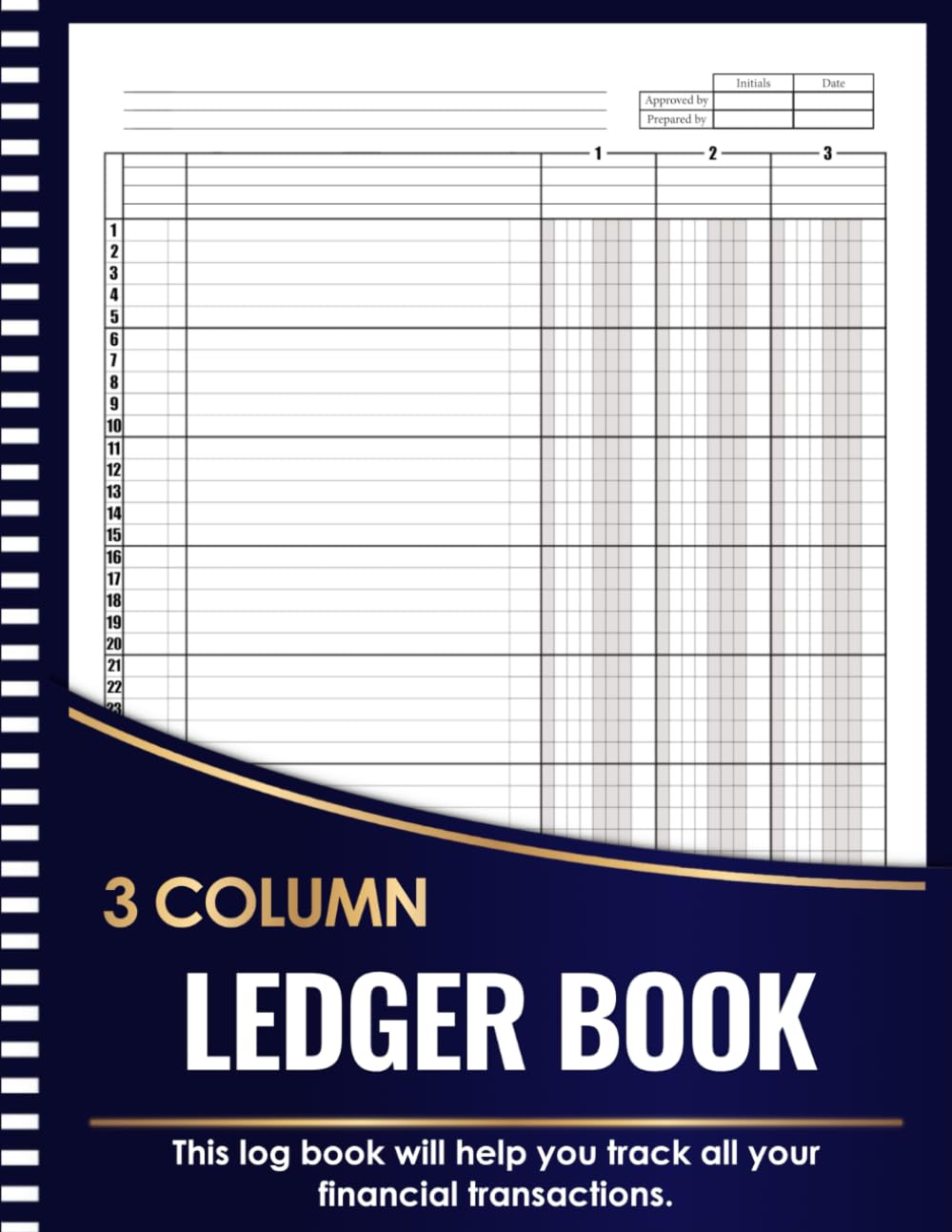 3 Column Ledger Book: Accounting Log Book for Bookkeeping | Income and Expense Columnar Notebook for Small Business and Personal Finance baixar livro de graça