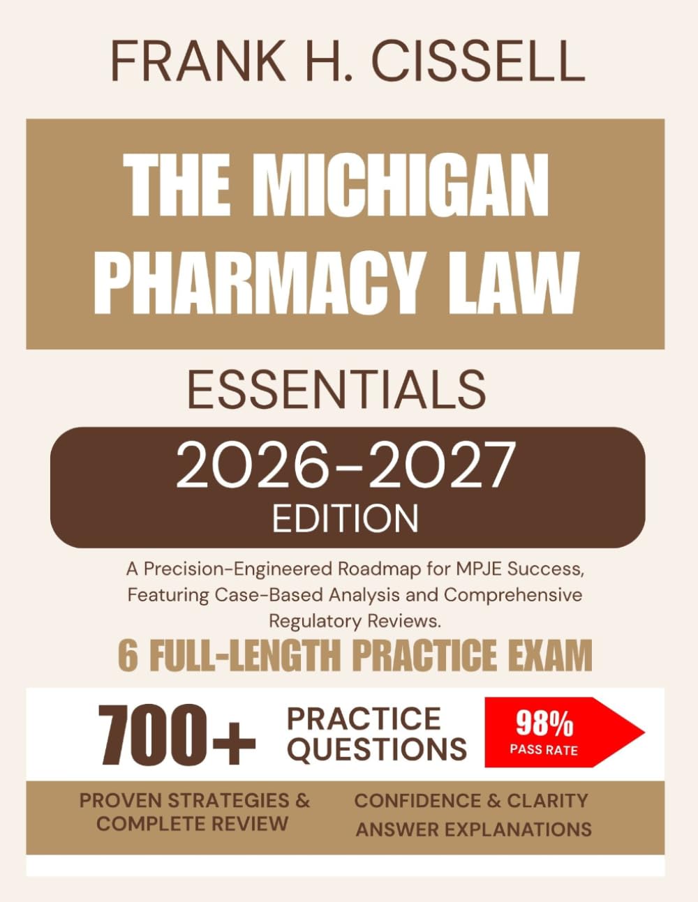 ler totalmente The Michigan Pharmacy Law Essentials 2026-2027 Edition: A Precision-Engineered Roadmap for MPJE Success, Featuring Case-Based Analysis and Comprehensive Regulatory Reviews.