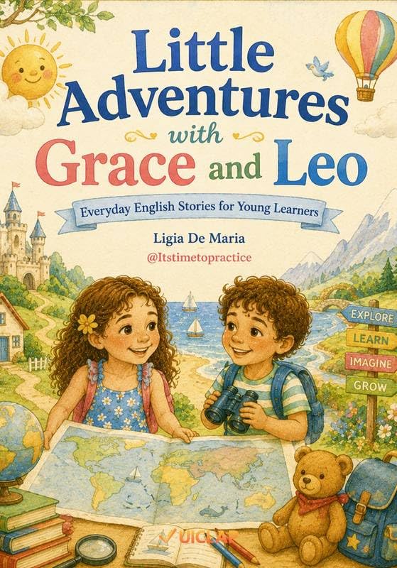 capítulo por capítulo baixar Little Adventures with Grace and Leo: Everyday English Stories for Young Learners
