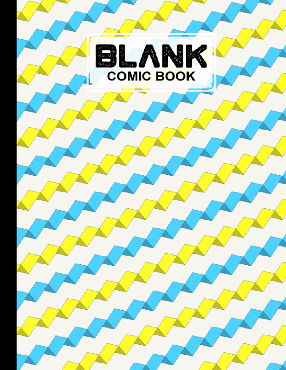Blank Comic Book: Rectangles Cover, Create Your Own Story, Journal, Notebook, Sketchbook for Kids and Adults, 120 Pages - Size 8.5" x 11" Notebook by Tamara Bertram baixar livro de graça