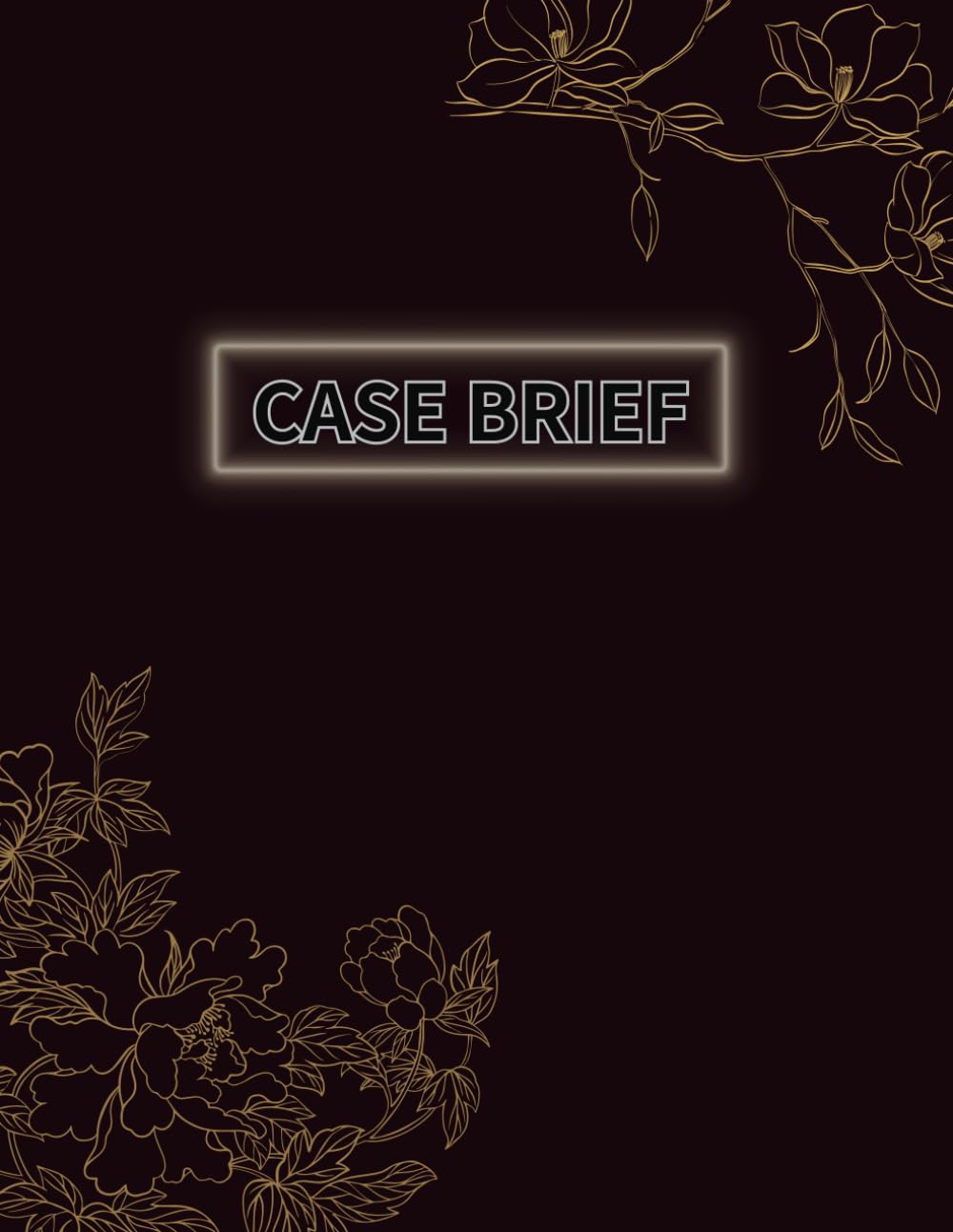 Case Brief Notebook Chinese Traditional Cover Style For Law School Student 100 Cases baixar livro de graça