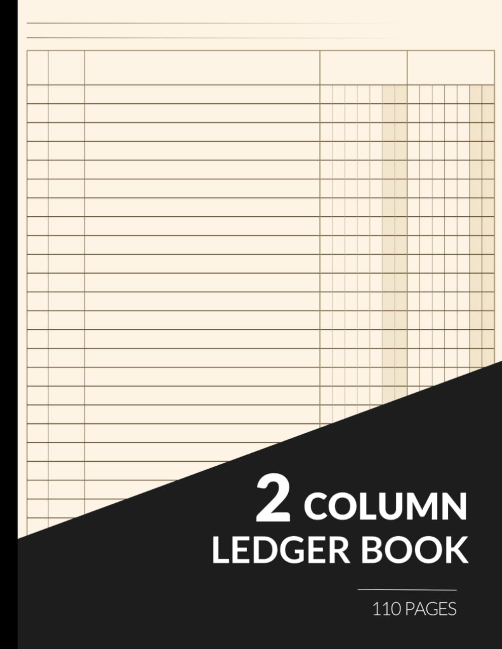 ler totalmente 2 Column Ledger Book | Accounting Ledger Book for Tracking Finances | Income and Expense Log Book For Small Business and Personal Finance