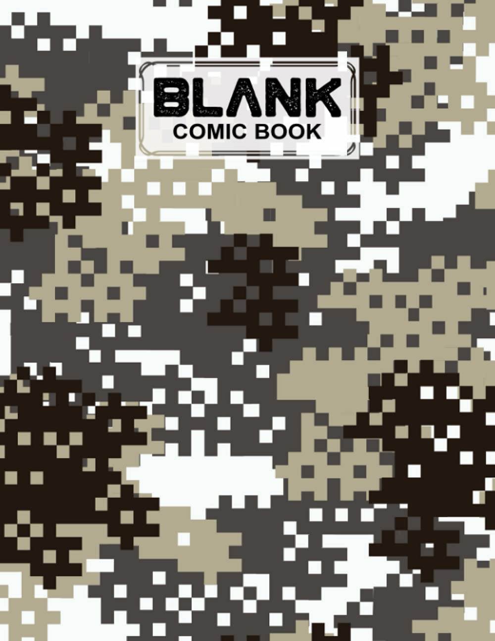 Blank Comic Book: Camo Print Cover, Create Your Own Story, Journal, Notebook, Sketchbook for Kids and Adults, 120 Pages - Size 8.5" x 11" Notebook by Ignaz Fuchs baixar livro de graça